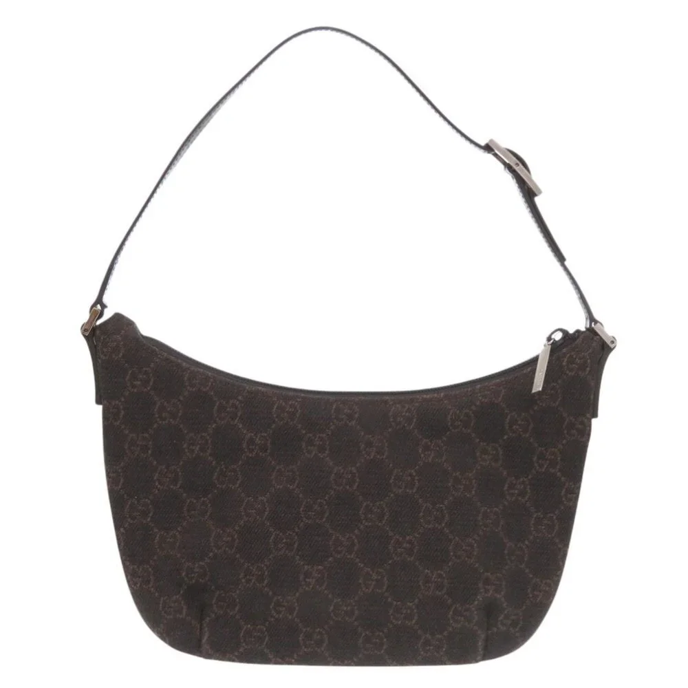 GUCCI Authentic Brown Canvas Bag - Picture 2 of 5
